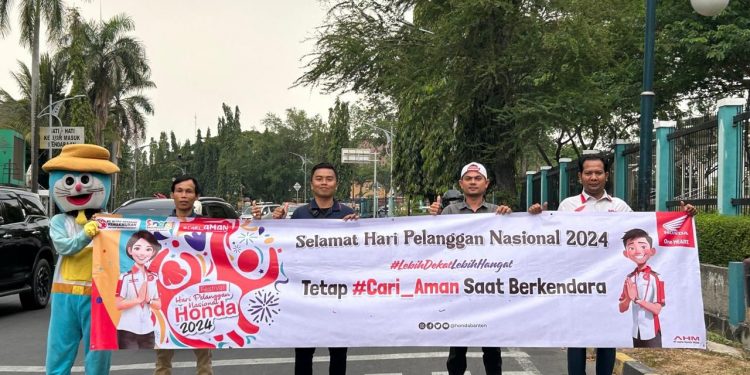 Hari Pelanggan Nasional: Honda Banten Rayakan dengan Aksi Turun ke Jalan