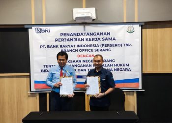 Atasi Permasalahan Kredit Bermasalah, BRI Serang Tekan MoU dengan Kejari Serang