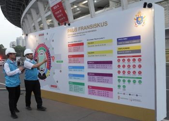 Siagakan 363 Petugas, PLN Sukses Hadirkan Listrik Tanpa Kedip Pada Misa Akbar Paus Fransiskus