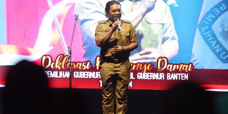 Pj Gubernur Banten Al Muktabar Ingatkan Pesan Kampanye Yang Baik, Positif, dan Damai