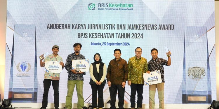 Apresiasi Untuk Media, BPJS Kesehatan Beri Penghargaan 15 Jurnalis Pemenang Lomba Karya Jurnalistik Tahun 2024
