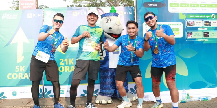 Maspol: Maskot PLN Mobile Jadi Keunikan di PLN Electric Run 2024