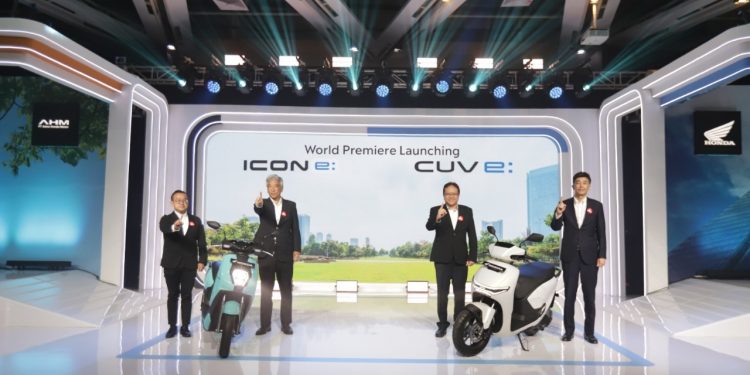 AHM Luncurkan Dua Sepeda Motor Listrik Terbaru, Honda ICON e: dan CUV e: