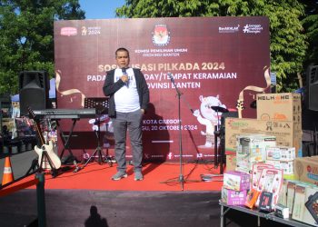 Car Free Day: KPU Banten Sapa Masyarakat Cilegon Sosialisasikan Pilkada 2024