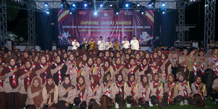 Tingkatkan Partisipasi Pemilih Pemula, KPU Banten Gelar Jambore Santri
