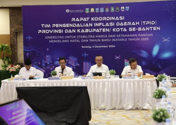 Kendalikan Inflasi di Setiap Kabupaten/Kota, TPID Banten Gelar Rakorda