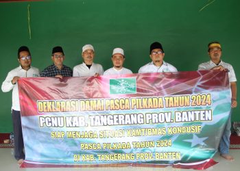 Ketua PCNU Tangerang Deklarasikan Dukungan Kamtibmas Pasca Pilkada 2024 untuk Banten Kondusif