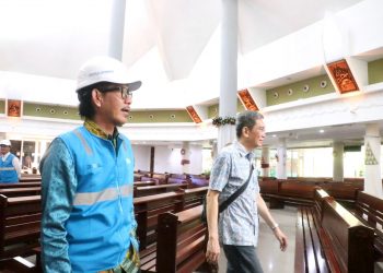 Pastikan Pasokan Listrik Aman, GM PLN Banten Inspeksi Langsung ke Gereja Hati Santa Perawan Maria Tak Bernoda