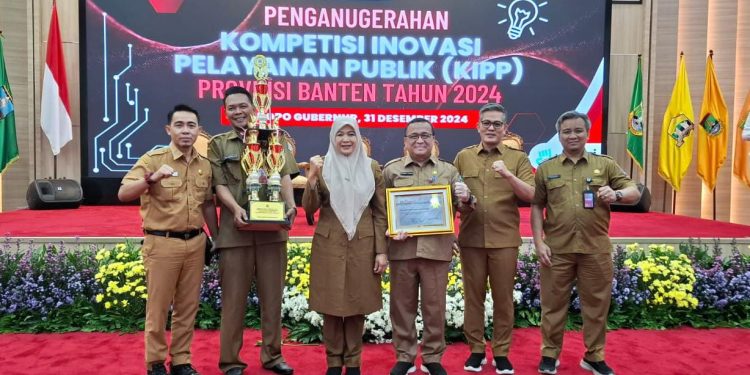 Dinkes Kabupaten Serang Raih Penghargaan Perangkat Daerah Terinovatif KIPP Banten 2024