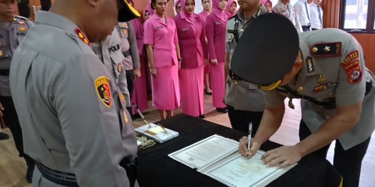 Partner Kapolres Serang AKBP Condro Sasongko Dimutasi
