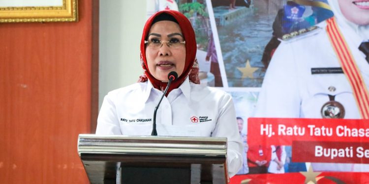 Bupati Tatu Apresiasi PMI Penuhi Kebutuhan Darah di Kabupaten Serang