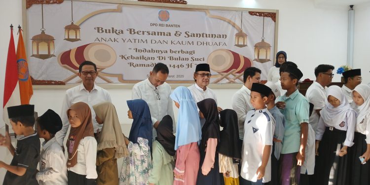 REI Banten Santuni Ratusan Anak Yatim dan Dhuafa di Bulan Ramadan
