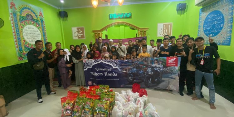 Peduli Sesama, Honda Banten dan Paguyuban Honda Banten Gelar Santunan Anak Yatim