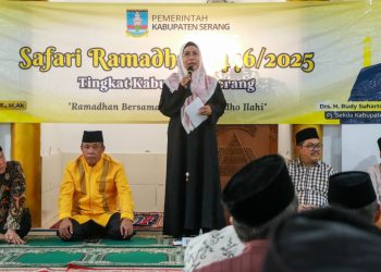 Safari Ramadan 1446 H, Bupati Serang Paparkan Selesai Betonisasi Jalan 601 KM