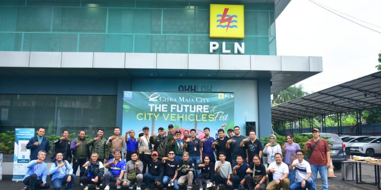 Dukung Kendaraan Tanpa Emisi, PLN UID Banten Gelar  EV Touring Bareng KOSMIK