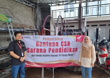 Honda Banten Dukung Fasilitas Pendidikan Anak Usia Dini di Lebak