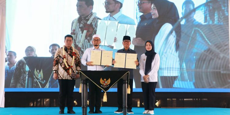 Desa Sindanglaya  Serang Jadi Pilot Project Program Radenmas, Kemendes PDT Gandeng Yayasan Quantum Akhyar Institute