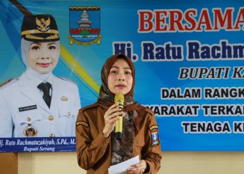 Bupati Ratu Zakiyah Deklarasi Satgas Pungli Ketenagakerjaan di Kabupaten Serang