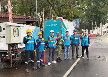 PLN UP2D Banten Pastikan Pasokan Listrik Andal Saat Penutupan Latsitardanus 2025 di Alun-Alun Kota Serang