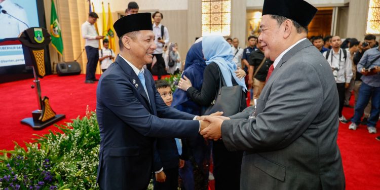 Bentuk Dukungan dan Sinergi, Bank Banten Hadiri Pelantikan Sekda Provinsi Banten