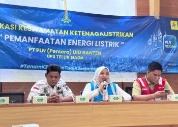 PLN UP3 Teluk Naga Bersama Pemerintah Desa Rawa Kidang Bersinergi Sampaikan Pentingnya Pemanfaatan Energi Listrik