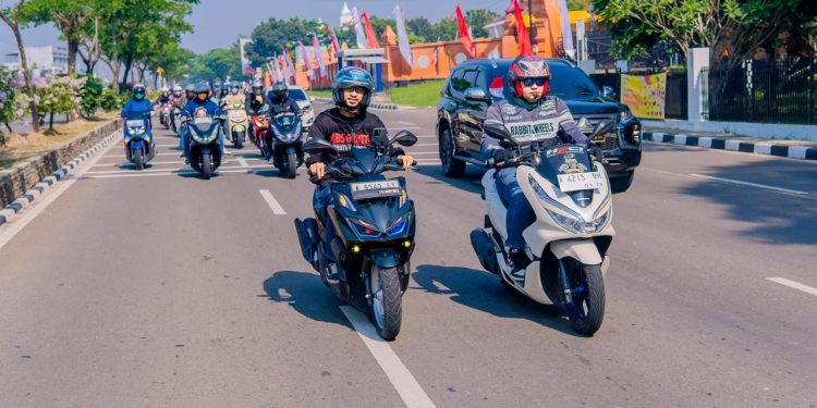 Paguyuban Honda Banten Meriahkan HUT RI ke-80 Lewat Konvoi Kemerdekaan