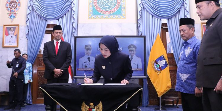 Zaldi Dhuhana Resmi Dilantik sebagai Sekda Kabupaten Serang, Bupati: Tak Ada Jual Beli Jabatan
