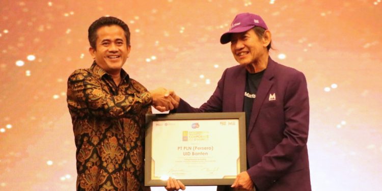 GM PLN UID Banten Raih Penghargaan  Entrepreneurial Marketing for Corporate Impact dari MarkPlus, Inc
