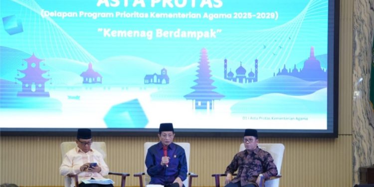 Kenalkan Asta Protas Kemenag Berdampak, Menag : Ada Delapan Program Prioritas 