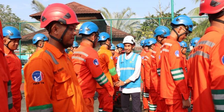 PLN UID Banten Gelar Apel Keselamatan BersamaTim PDKB TM