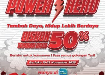 PLN Hadirkan Promo “Power Hero”: Diskon 50% Tambah Daya Sambut Hari Pahlawan 2025