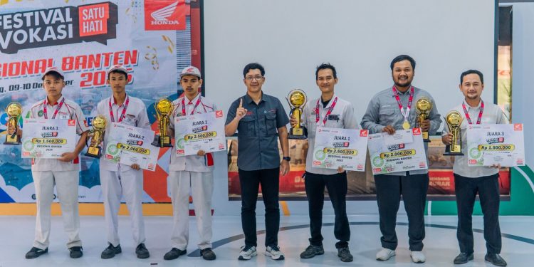 Honda Banten Umumkan Pemenang Festival Vokasi Satu Hati Tingkat Regional