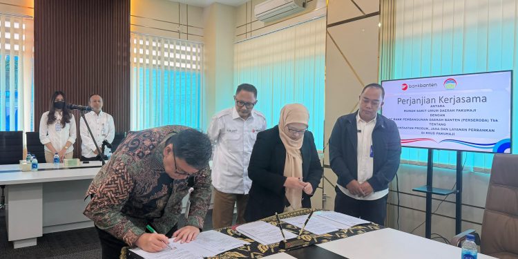 Bank Banten Resmi Jalin Kerja Sama Layanan Perbankan dengan RSUD Pakuhaji