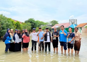 Pastikan Logistik dan Kesehatan Aman, Wakil Wali Kota Serang Nur Agis Aulia Tinjau Lokasi Banjir