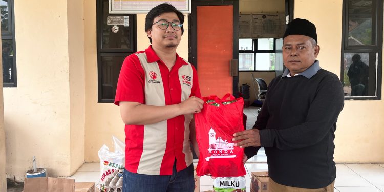 Sinergi Bagi Negeri, Honda Banten Salurkan Bantuan untuk Pengungsi Longsor Kadubereum