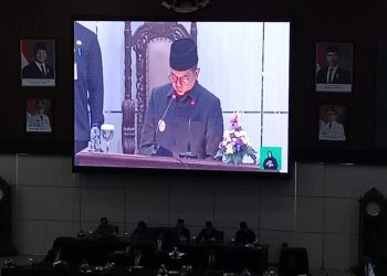 Ekbispar Award Masuk dalam Materi Pencapaian Positif Gubernur Andra Soni di LKPJ