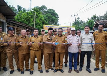 Program Bang Andra Sentuh Pandeglang, Jalan Desa Majau-Mekarwangi Rampung Dibangun