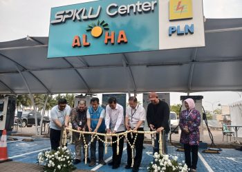 Dukung Ekosistem Kendaraan Listrik, PLN UID Banten Resmikan SPKLU Center di Aloha PIK 2