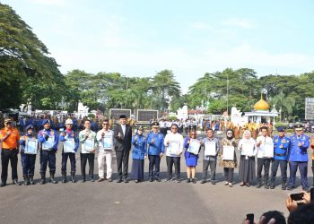 Bupati Serang Ajak Masyarakat Perkuat Mitigasi Bencana di Momen HUT Damkar ke-107