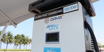 PLN UID Banten Tambah 6 Mesin Ultra Fast Charging di SPKLU Aloha PIK 2, Isi Daya Cukup 15 Menit