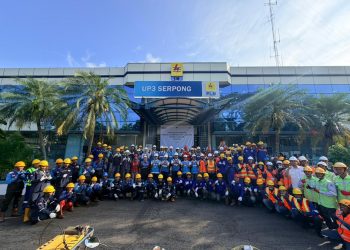 Komitmen K3, PLN UP3 Serpong Gelar Apel Pasukan dan Cek Peralatan Jasa Konstruksi