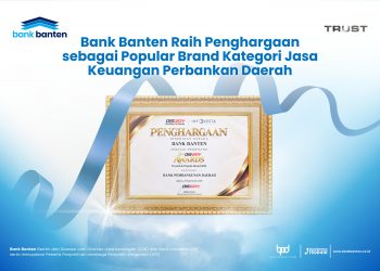 Bank Banten Sabet Penghargaan Popular Brand Jasa Keuangan di Disway Awards 2026