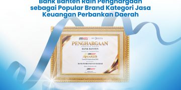 Bank Banten Sabet Penghargaan Popular Brand Jasa Keuangan di Disway Awards 2026