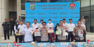 Polres Metro Tangerang Kota Ungkap 37 Kasus Narkoba Selama September 2026, 44 Tersangka Diamankan